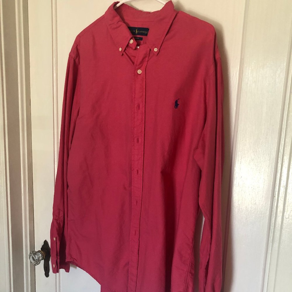 Polo Ralph Lauren Men's XL Slim Fit: Pink